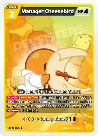 Image for Manager Cheesebird (BS8-028) (BS8-BS9) - CookieRun: Braverse TCG