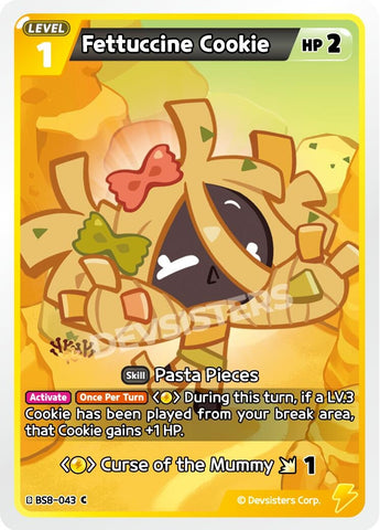 Image for Fettuccine Cookie (BS8-043) (BS8-BS9) - CookieRun: Braverse TCG