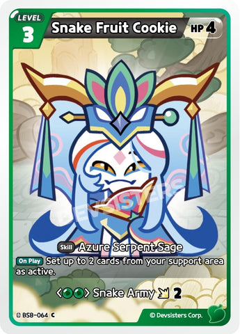 Image for Snake Fruit Cookie (BS8-064) (BS8-BS9) - CookieRun: Braverse TCG