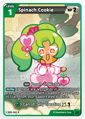 Image for Spinach Cookie (BS8-065) (BS8-BS9) - CookieRun: Braverse TCG