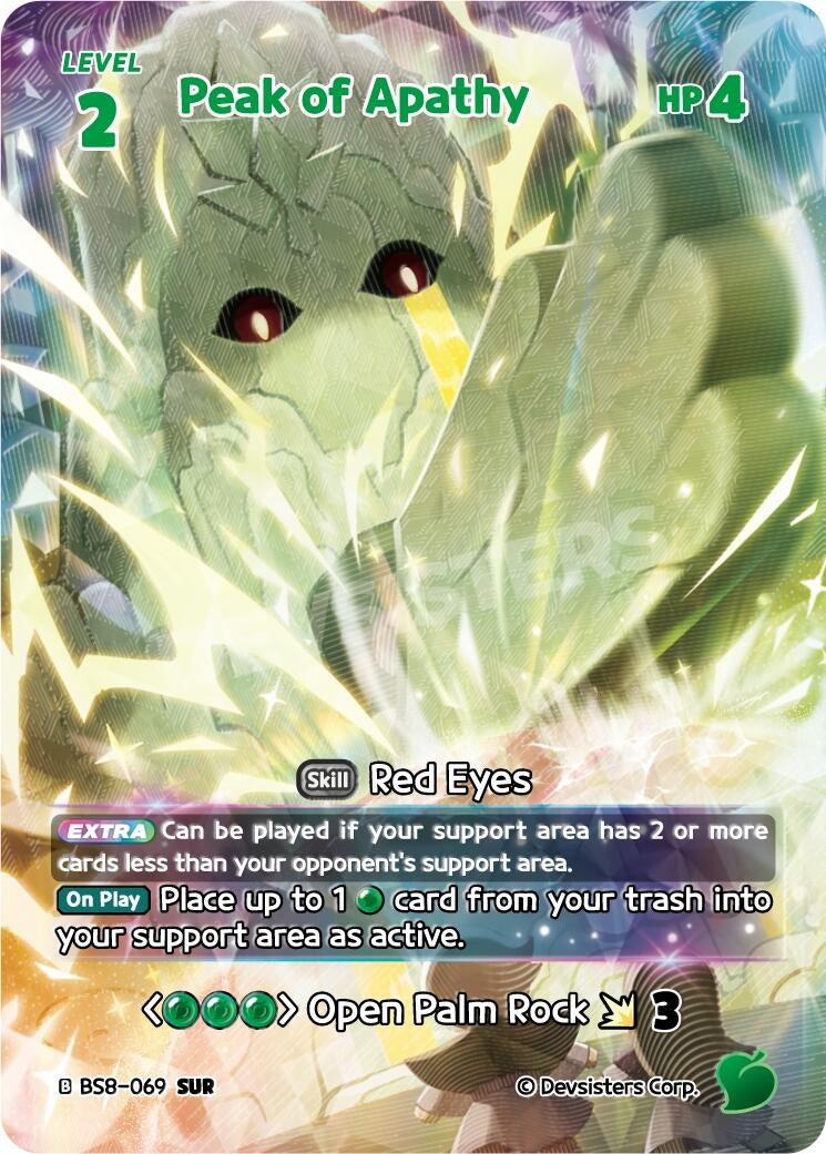 Image for Peak of Apathy (SUR) (BS8-069) (BS8-BS9) - CookieRun: Braverse TCG