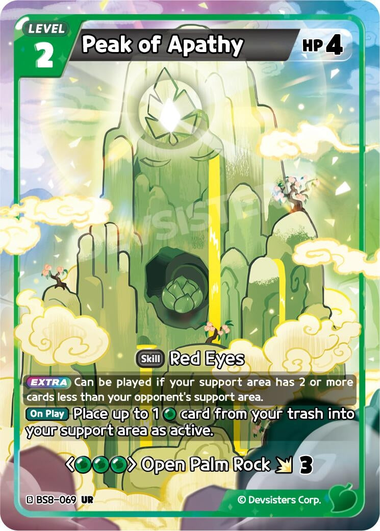 Image for Peak of Apathy (BS8-069) (BS8-BS9) - CookieRun: Braverse TCG