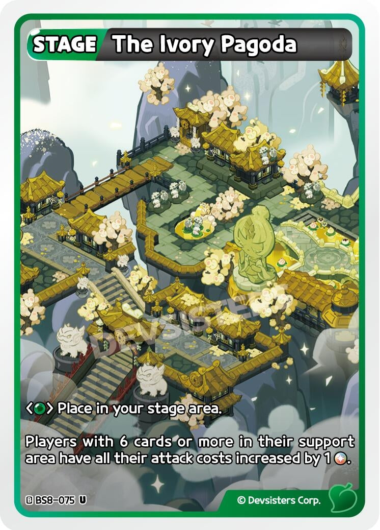 Image for The Ivory Pagoda (BS8-075) (BS8-BS9) - CookieRun: Braverse TCG