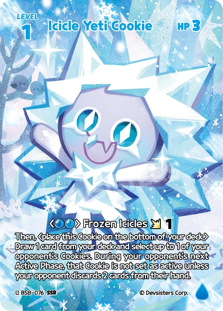 Image for Icicle Yeti Cookie (SSR) (BS8-076) (BS8-BS9) - CookieRun: Braverse TCG