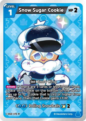 Image for Snow Sugar Cookie (BS8-078) (BS8-BS9) - CookieRun: Braverse TCG