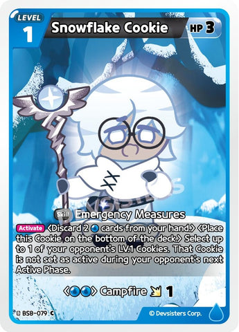 Image for Snowflake Cookie (BS8-079) (BS8-BS9) - CookieRun: Braverse TCG
