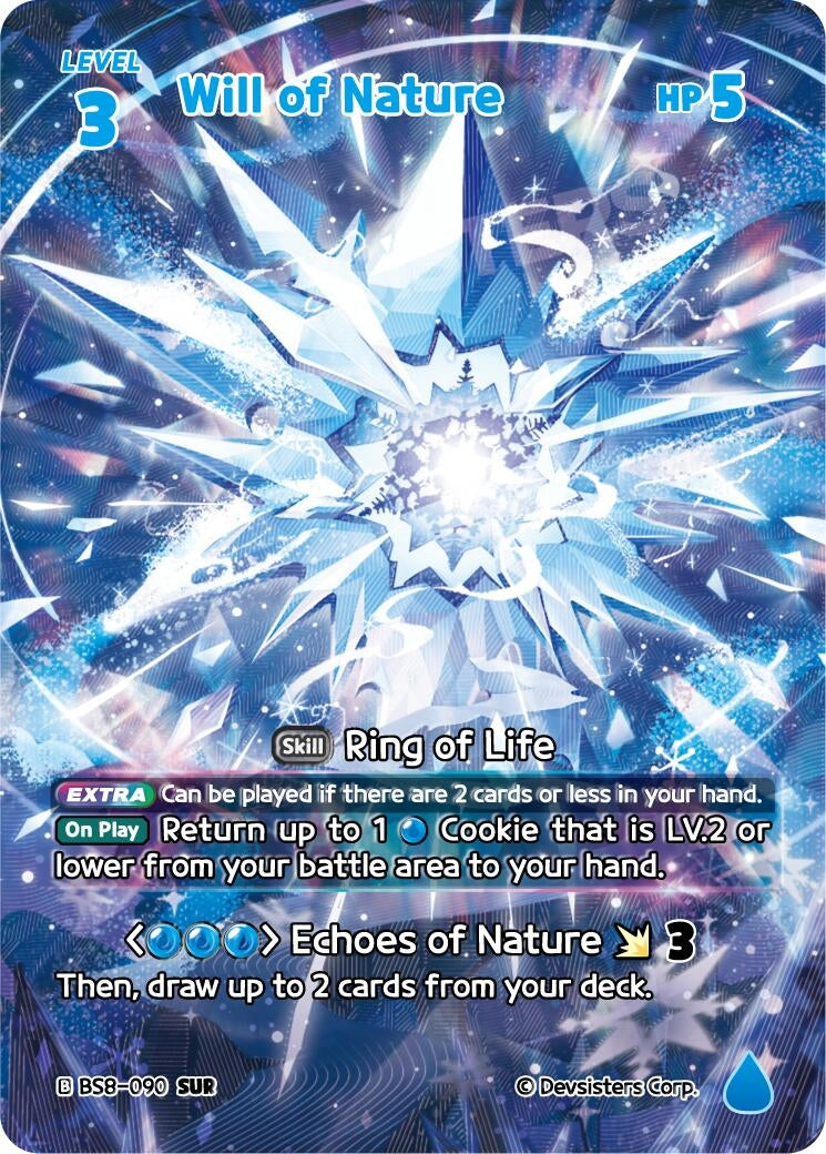 Image for Will of Nature (SUR) (BS8-090) (BS8-BS9) - CookieRun: Braverse TCG