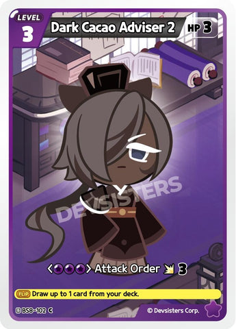 Image for Dark Cacao Adviser 2 (BS8-102) (BS8-BS9) - CookieRun: Braverse TCG