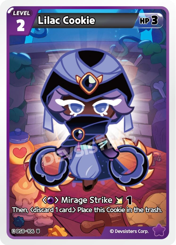 Image for Lilac Cookie (BS8-106) (BS8-BS9) - CookieRun: Braverse TCG