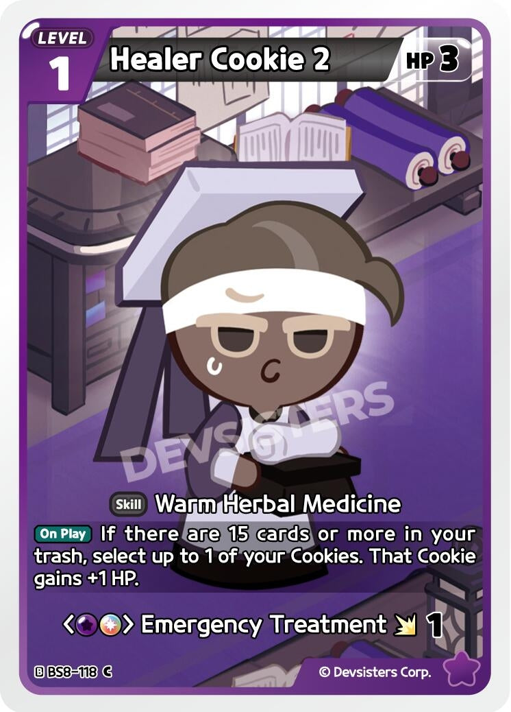 Image for Healer Cookie 2 (BS8-118) (BS8-BS9) - CookieRun: Braverse TCG