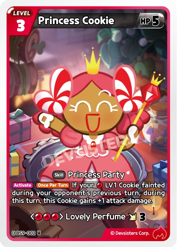 Image for Princess Cookie (Ver. 1) (BS9-002) (BS8-BS9) - CookieRun: Braverse TCG