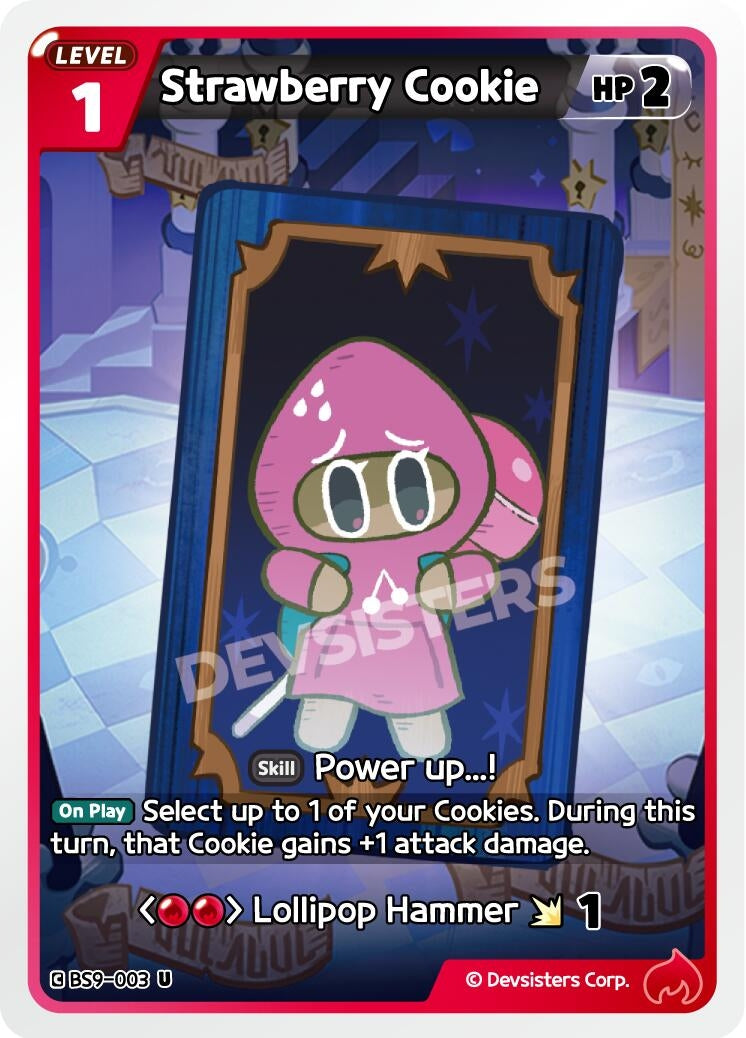 Image for Strawberry Cookie (Ver. 1) (BS9-003) (BS8-BS9) - CookieRun: Braverse TCG