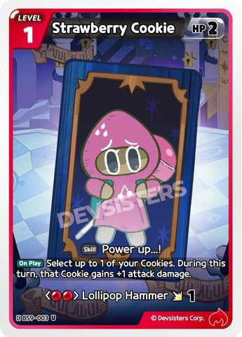 Image for Strawberry Cookie (Ver. 1) (BS9-003) (BS8-BS9) - CookieRun: Braverse TCG