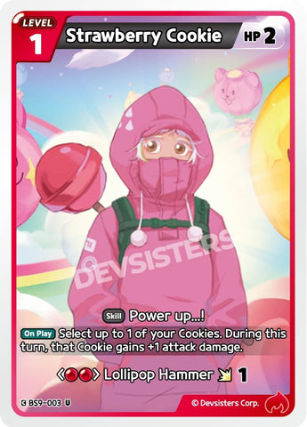 Image for Strawberry Cookie (Ver. 2) (BS9-003) (BS8-BS9) - CookieRun: Braverse TCG