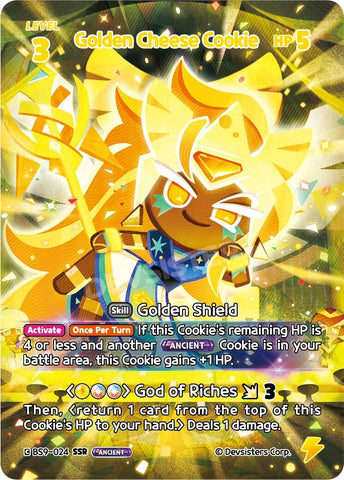 Image for Golden Cheese Cookie (SSR) (BS9-024) (BS8-BS9) - CookieRun: Braverse TCG