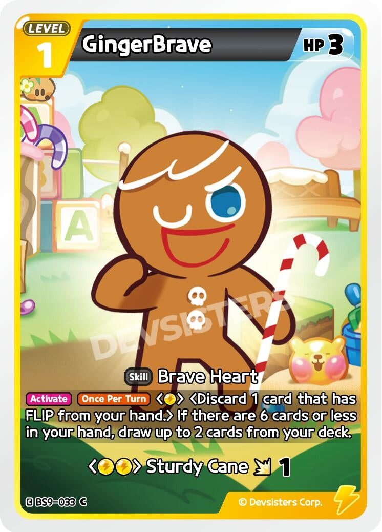 Image for GingerBrave (Ver. 1) (BS9-033) (BS8-BS9) - CookieRun: Braverse TCG