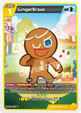 Image for GingerBrave (Ver. 1) (BS9-033) (BS8-BS9) - CookieRun: Braverse TCG
