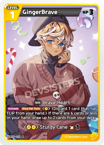 Image for GingerBrave (Ver. 2) (BS9-033) (BS8-BS9) - CookieRun: Braverse TCG