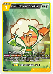 Image for Cauliflower Cookie (BS9-040) (BS8-BS9) - CookieRun: Braverse TCG