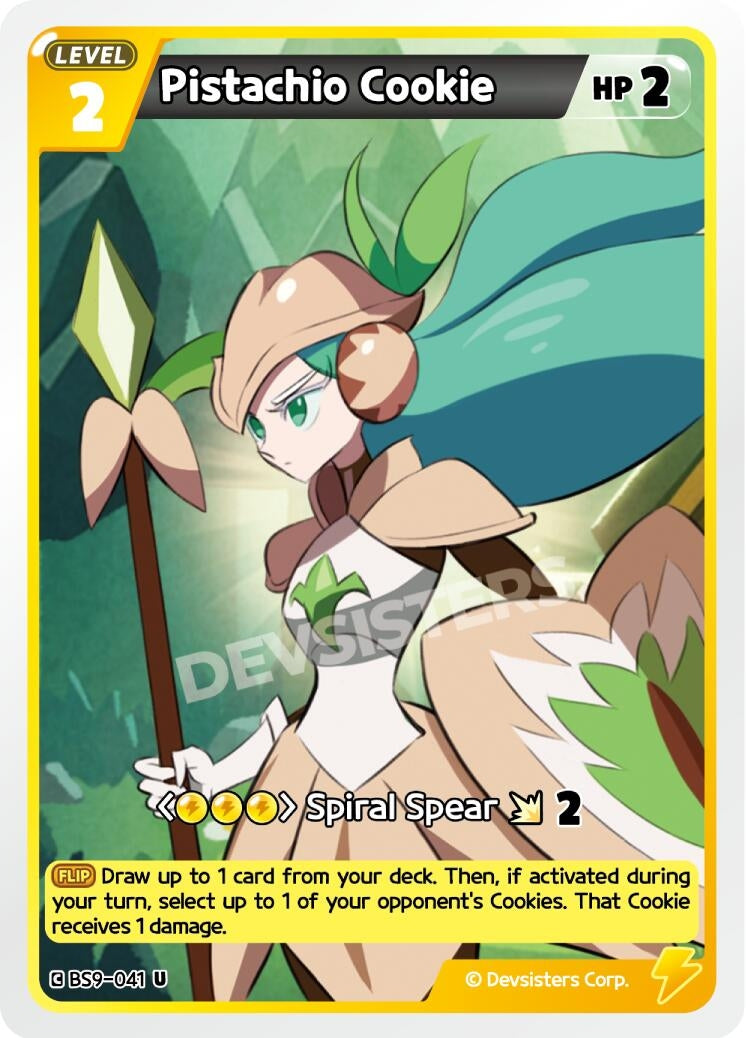Image for Pistachio Cookie (041) (BS9-041) (BS8-BS9) - CookieRun: Braverse TCG