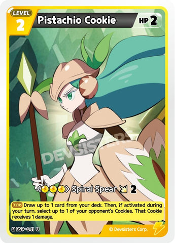 Image for Pistachio Cookie (041) (BS9-041) (BS8-BS9) - CookieRun: Braverse TCG