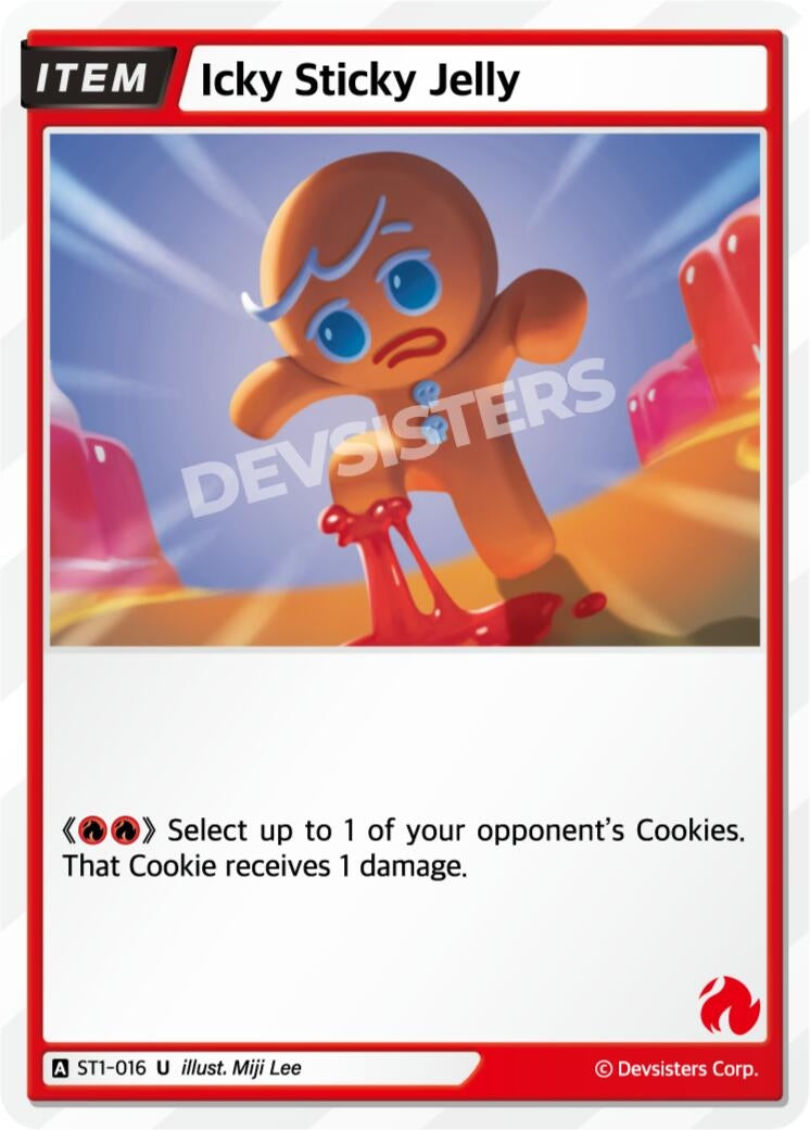 Image for Icky Sticky Jelly (ST1-016) (ST1-ST5) - CookieRun: Braverse TCG