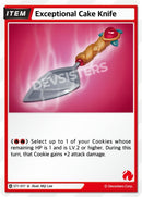 Image for Exceptional Cake Knife (ST1-017) (ST1-ST5) - CookieRun: Braverse TCG