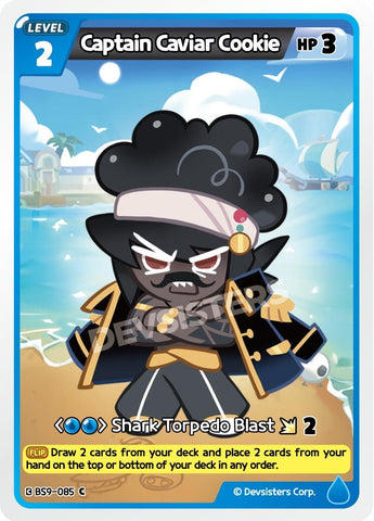 Image for Captain Caviar Cookie (Ver. 1) (BS9-085) (BS8-BS9) - CookieRun: Braverse TCG