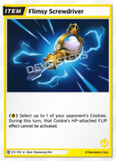 Image for Flimsy Screwdriver (ST2-016) (ST1-ST5) - CookieRun: Braverse TCG