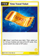 Image for Time Travel Ticket (ST2-018) (ST1-ST5) - CookieRun: Braverse TCG