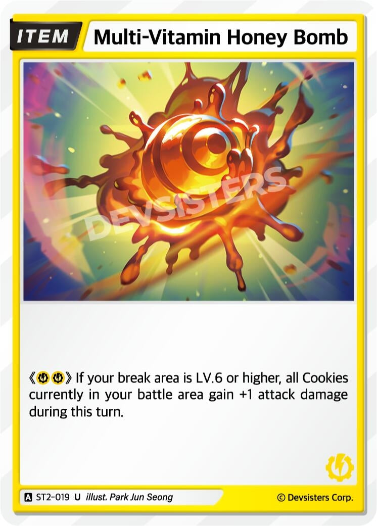 Image for Multi-Vitamin Honey Bomb (ST2-019) (ST1-ST5) - CookieRun: Braverse TCG