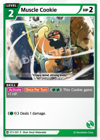 Image for Muscle Cookie (ST3-001) (ST1-ST5) - CookieRun: Braverse TCG