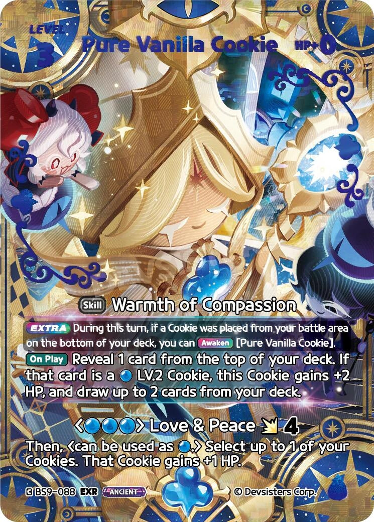 Image for Pure Vanilla Cookie (088) (EXR) (BS9-088) (BS8-BS9) - CookieRun: Braverse TCG
