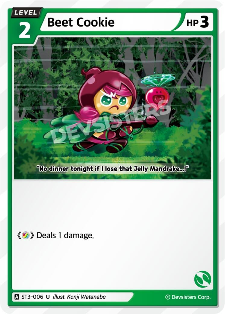 Image for Beet Cookie (ST3-006) (ST1-ST5) - CookieRun: Braverse TCG