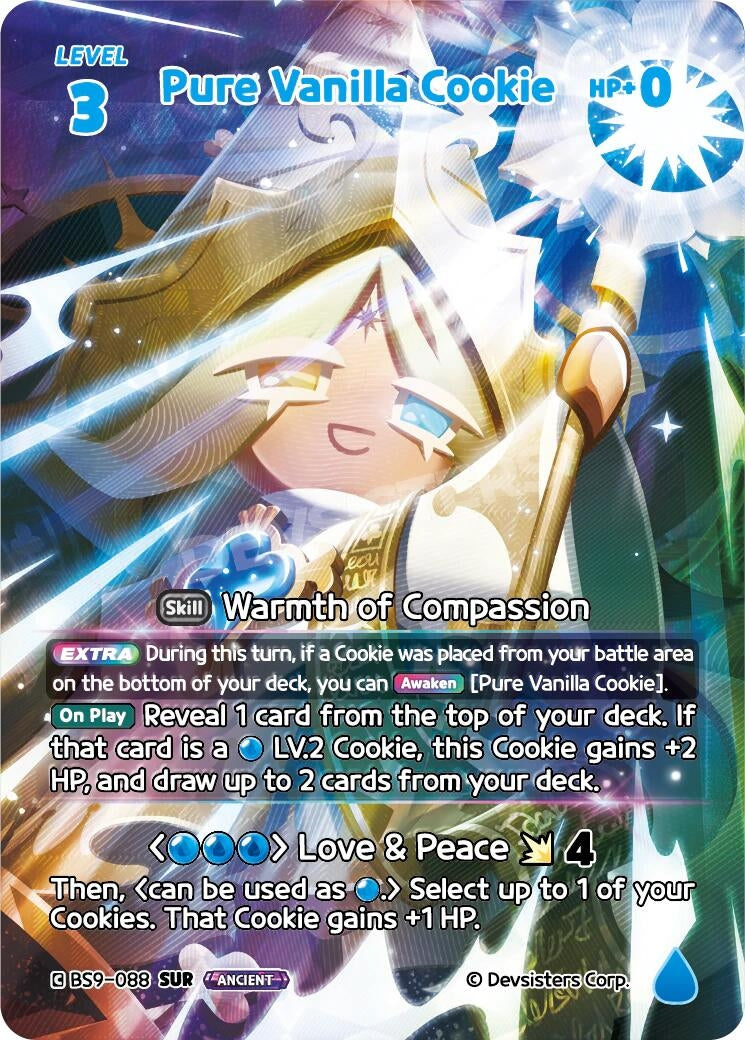 Image for Pure Vanilla Cookie (088) (SUR) (BS9-088) (BS8-BS9) - CookieRun: Braverse TCG