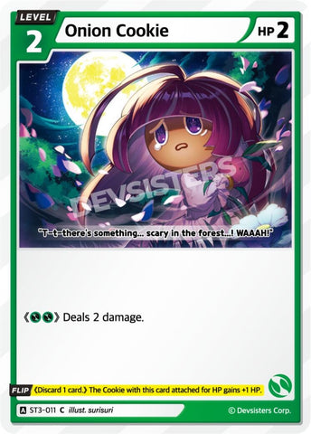 Image for Onion Cookie (ST3-011) (ST1-ST5) - CookieRun: Braverse TCG