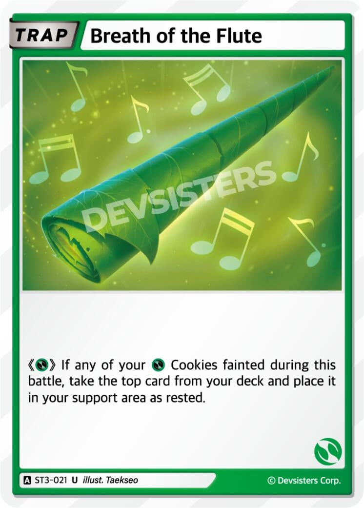 Image for Breath of the Flute (ST3-021) (ST1-ST5) - CookieRun: Braverse TCG
