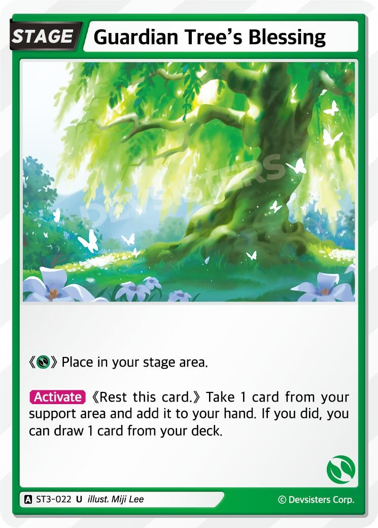 Image for Guardian Tree's Blessing (ST3-022) (ST1-ST5) - CookieRun: Braverse TCG