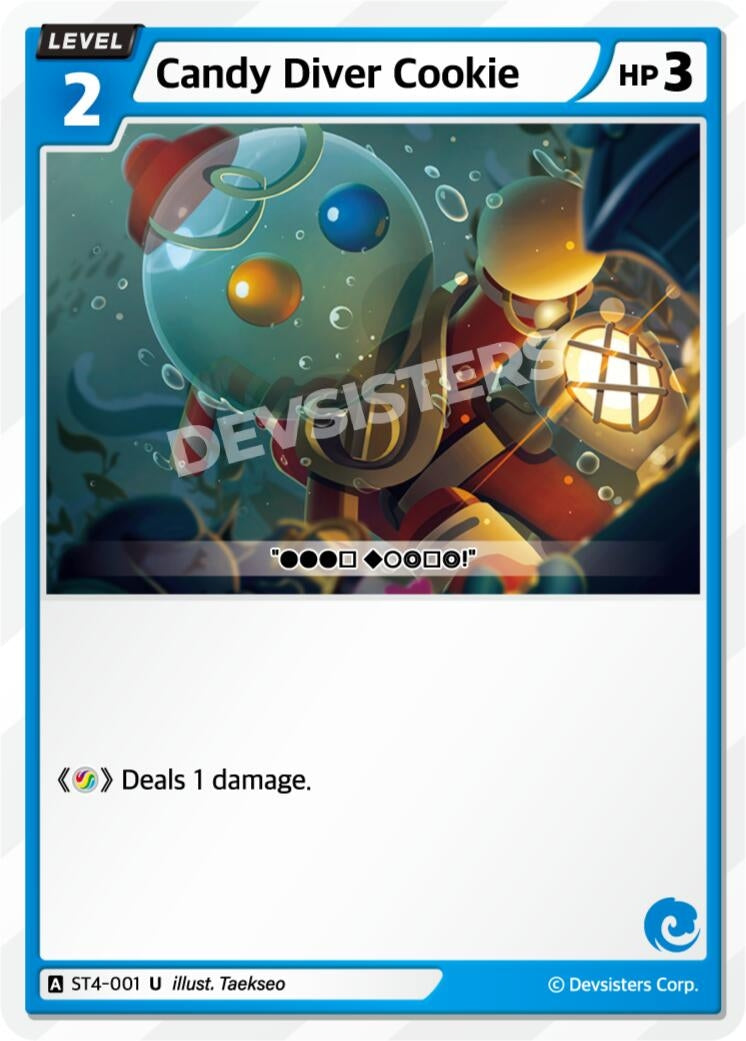 Image for Candy Diver Cookie (ST4-001) (ST1-ST5) - CookieRun: Braverse TCG
