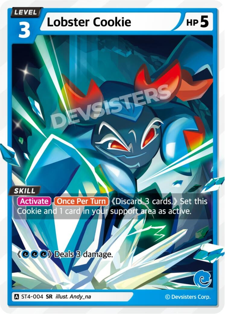 Image for Lobster Cookie (ST4-004) (ST1-ST5) - CookieRun: Braverse TCG