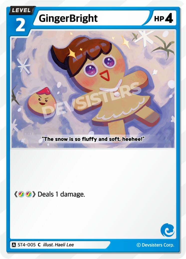 Image for GingerBright (005) (ST4-005) (ST1-ST5) - CookieRun: Braverse TCG