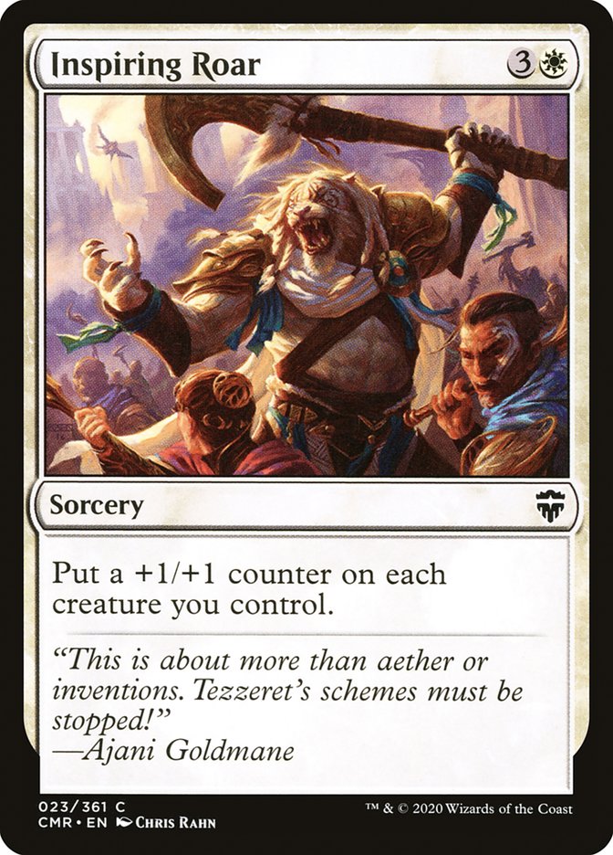 Rugissement Inspirant [Commander Legends]