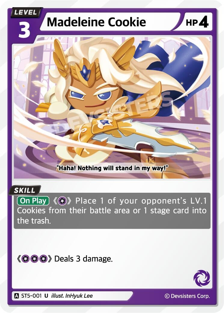 Image for Madeleine Cookie (ST5-001) (ST1-ST5) - CookieRun: Braverse TCG