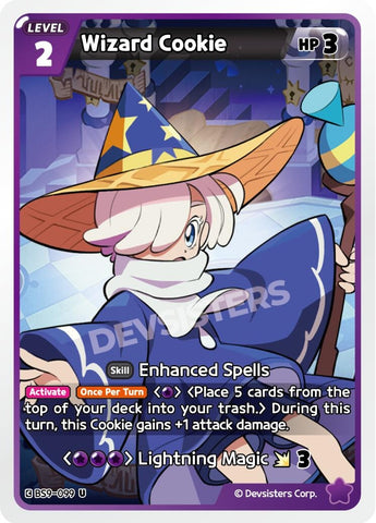 Image for Wizard Cookie (Ver. 2) (BS9-099) (BS8-BS9) - CookieRun: Braverse TCG