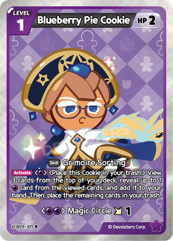 Image for Blueberry Pie Cookie (BS9-101) (BS8-BS9) - CookieRun: Braverse TCG