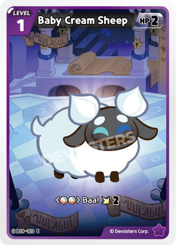 Image for Baby Cream Sheep (BS9-103) (BS8-BS9) - CookieRun: Braverse TCG