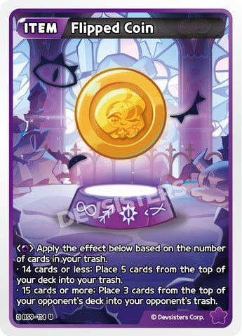 Image for Flipped Coin (BS9-114) (BS8-BS9) - CookieRun: Braverse TCG