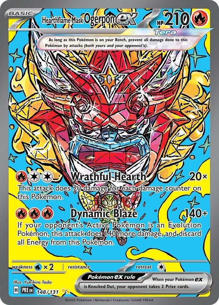Ogerpon Masque de Fournaise ex (148/131) [Écarlate et Violet : Évolutions Prismatiques]