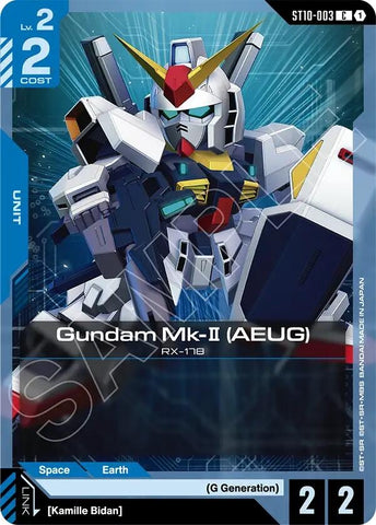 Image for Gundam Mk-II (AEUG) (ST10-003) (ST10) - Gundam Card Game