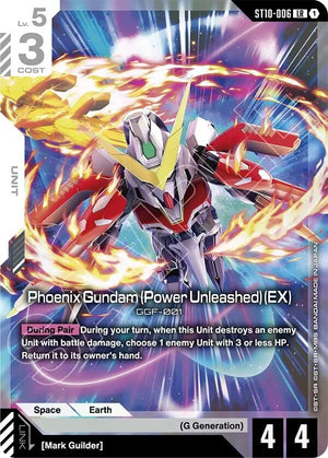Image for Phoenix Gundam (Power Unleashed) (EX) (ST10-006) (ST10) - Gundam Card Game